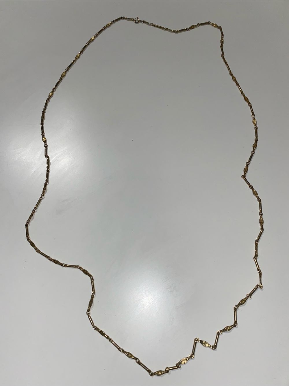 Gold-Tone Women's Long Link Necklace